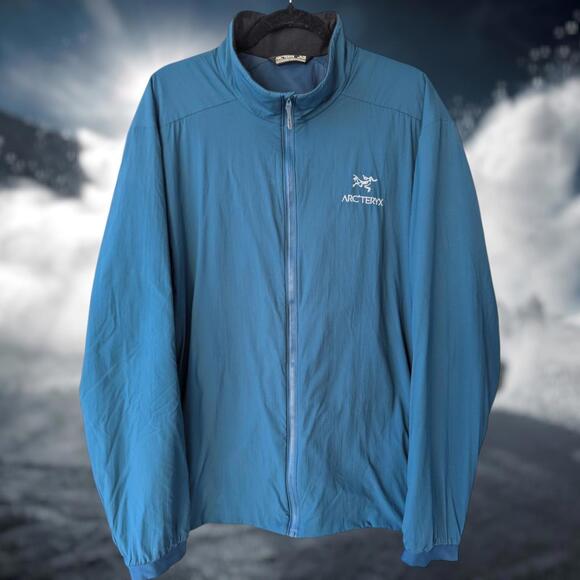 Arc'teryx Atom Jacket Blue Men's XL Lightweight Performance Fleece Blue Gorpcore